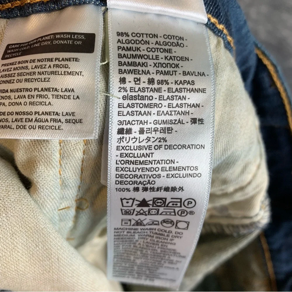 Levi's 514 Straight Fit Jeans Dark Wash Denim‎ Pants W33 L32 Classic 5 pockets